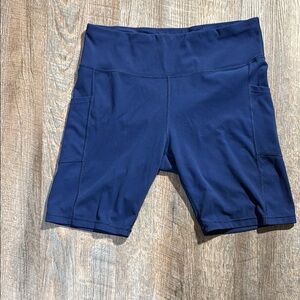 Women's Navy Bike Shorts